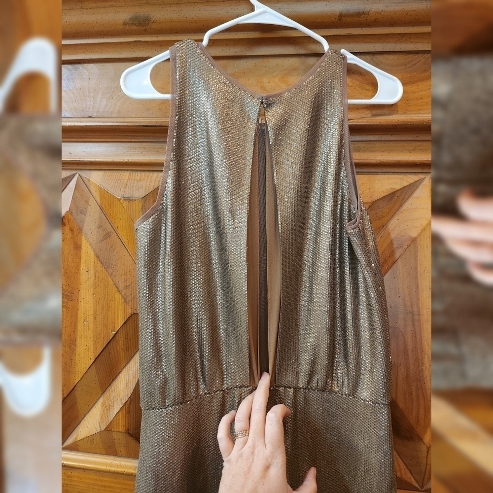 BCBGMAXAZRIA Lowe Sequin Jumpsuit Sz S - Picture 6 of 9